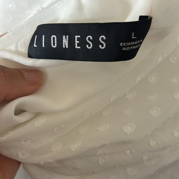 Lioness Legendary Lovers White Swiss Dot Long Sleeve
Deep V Tie Waist Dress - Picture 14 of 16